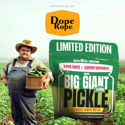 DOPE ROPE | 🥒 Pickle 🥒 | 200MG | Limited Release | Premium Gummy Rope