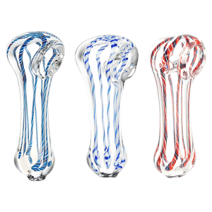 Product Small Striped Glass Pipe | 2.75" | Colors Vary