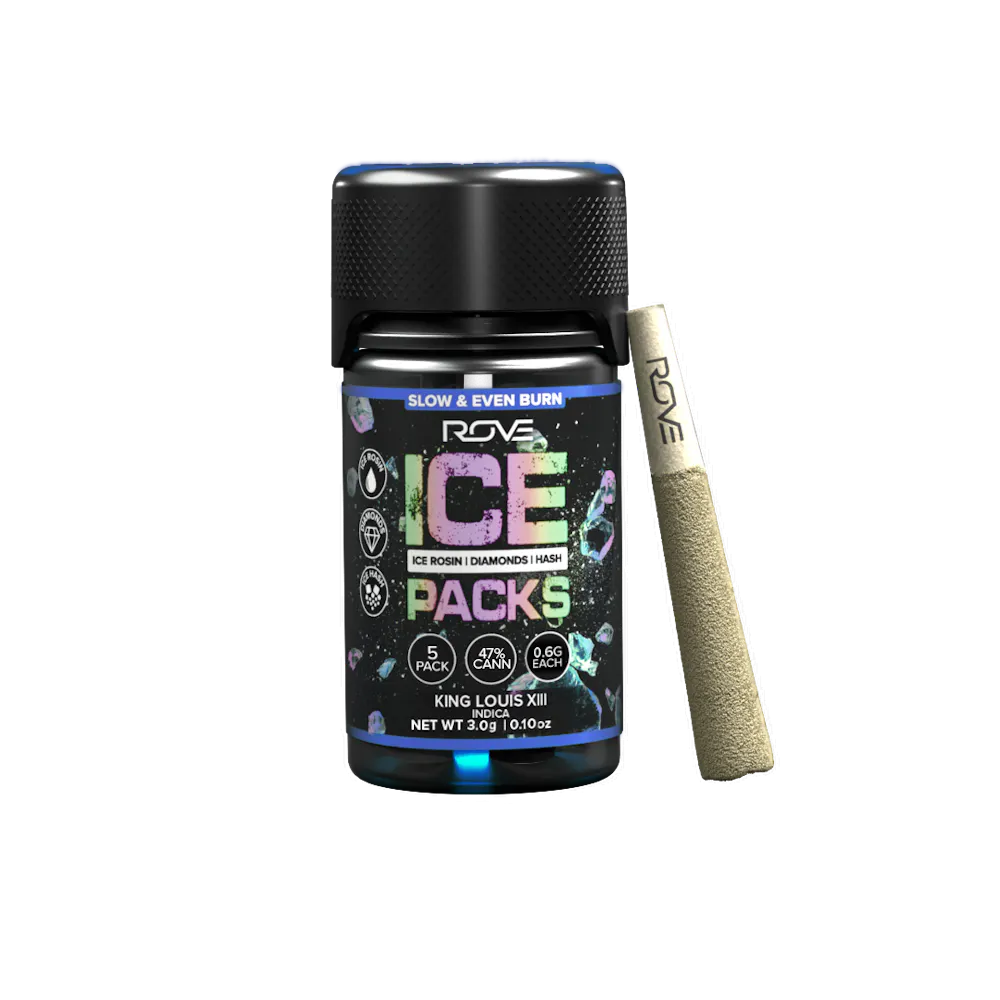 Product King Louis XIII | Infused Ice Packs (Rosin, Hash, and Diamonds) | 5x 0.6g