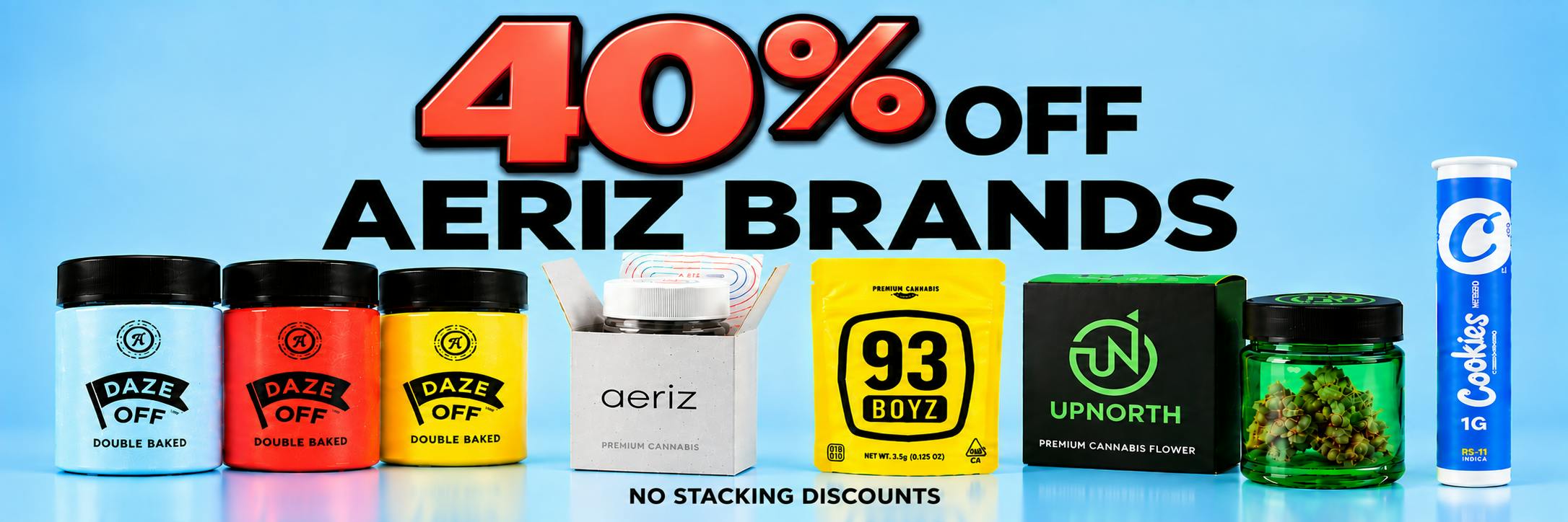 40% OFF AERIZ BRANDS