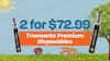 2 for $72.99 - Treeworks Premium Disposables