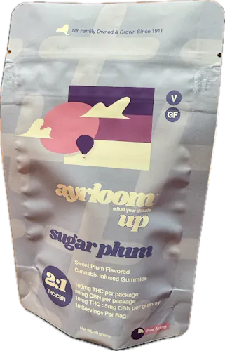 Ayrloom Sugar Plum | 2:1 | 10MG THC : 5MG CBN 10 Pack-1