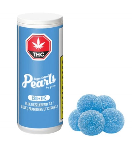 Pearls - Blue Razzleberry 3:1 CBG:THC 5pc