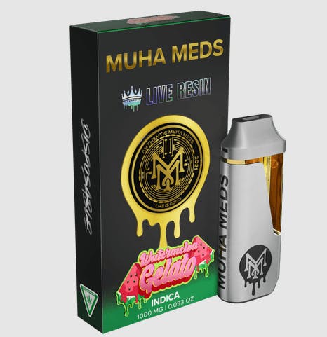 Watermelon Gelato | Disposable | Live Resin | Muha Meds