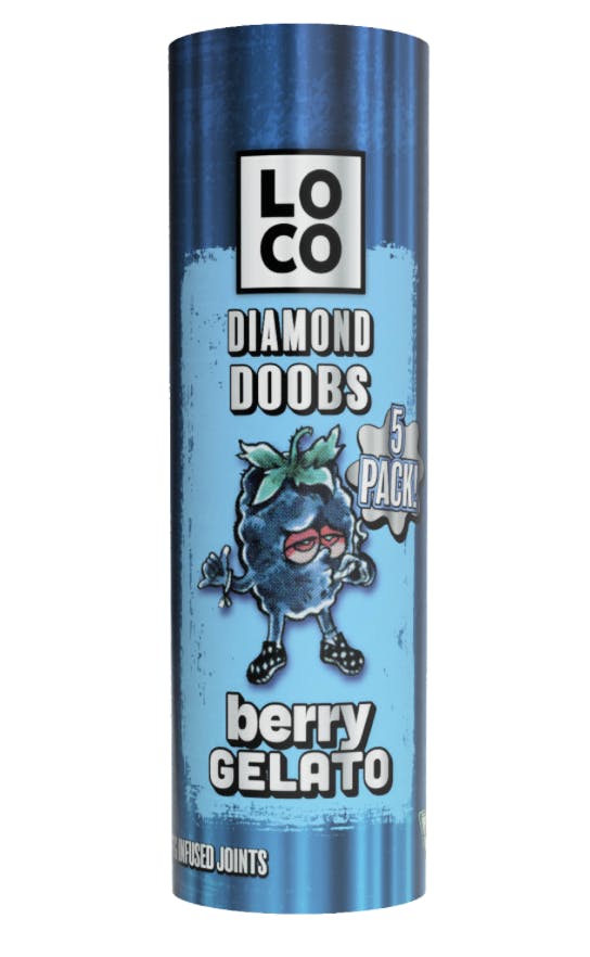 Product: LOCO | Infused Pre-Roll 5-Pack - Berry Gelato - 5g