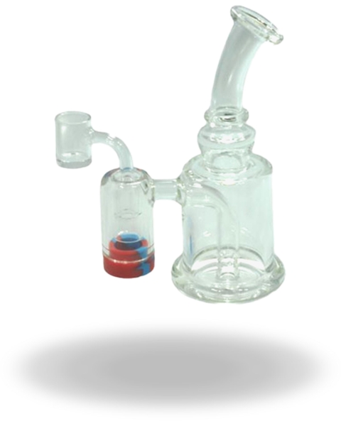 High Mountain Imports | 7'' Dab Rig with Reclaimer | Clear