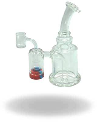 Product: High Mountain Imports | 7'' Dab Rig with Reclaimer | Clear