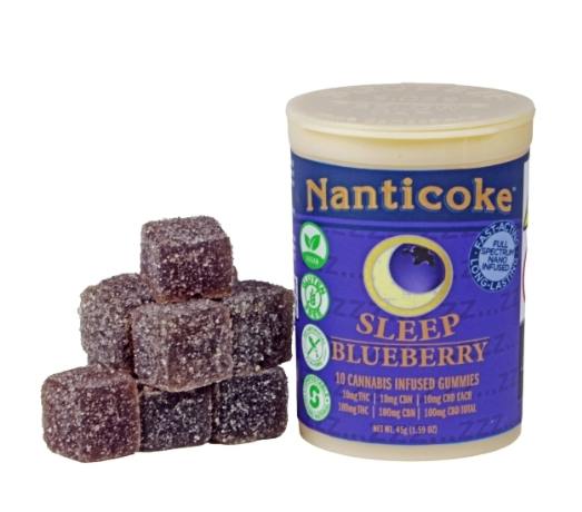 Nanticoke Edible Gummies Blueberry Sleep 10pk