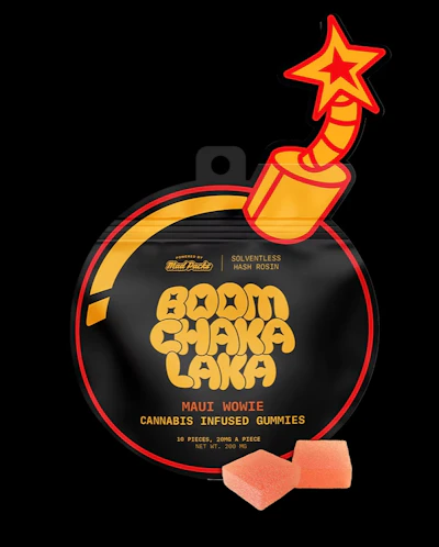 Boom Chaka Laka - 200mg Rosin Gummies - Maui Wowie - EDIBLES by Boom Chaka Laka at King of Budz
