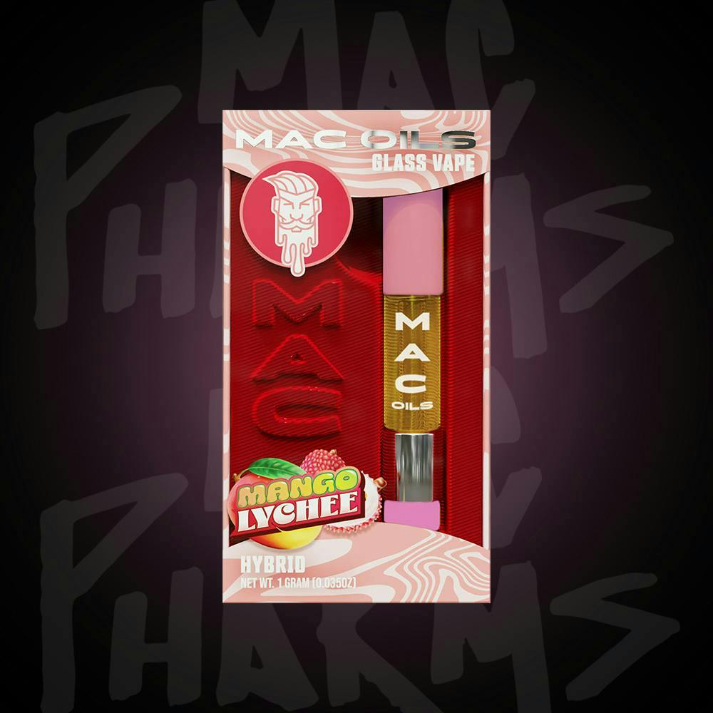 Mac Oils - 1g Cart - Mango Lychee