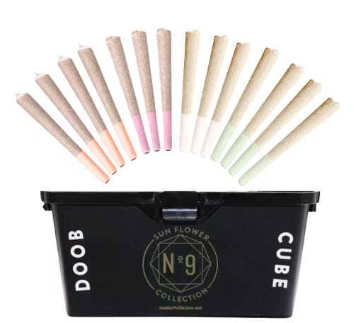 Photo of No.9 Collection – DOOB CUBE ORIGINAL – 14 Variety Pack – 1g Pre-Rolls – 4 Different Strains