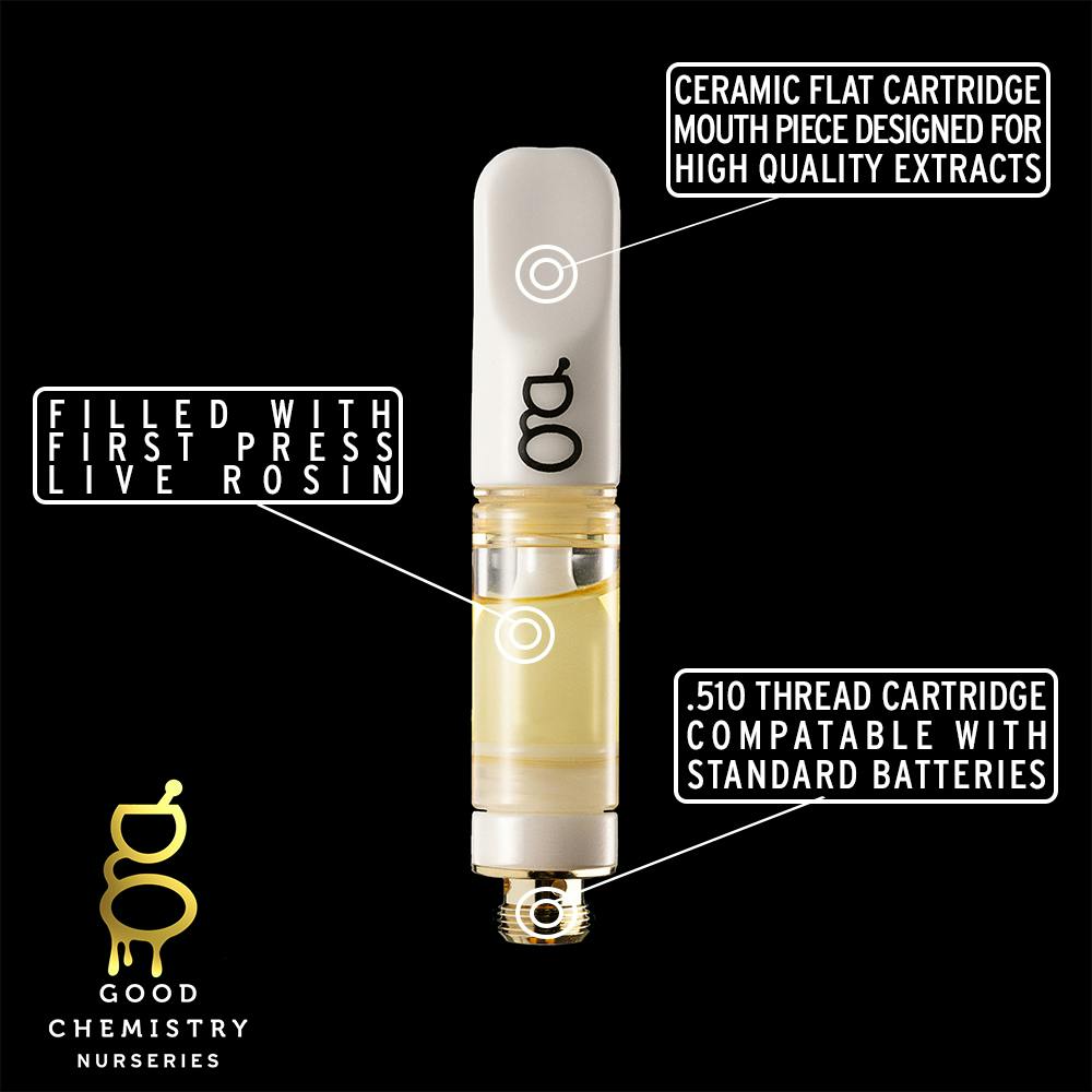 Photo of Chocolate Chem – .5g Live Rosin Cartridge