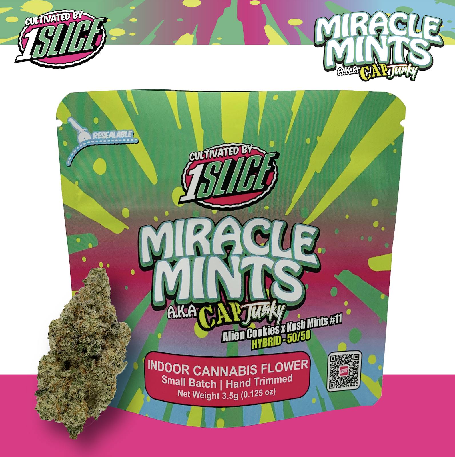 1Slice | 3.5g Flower | Miracle Mints