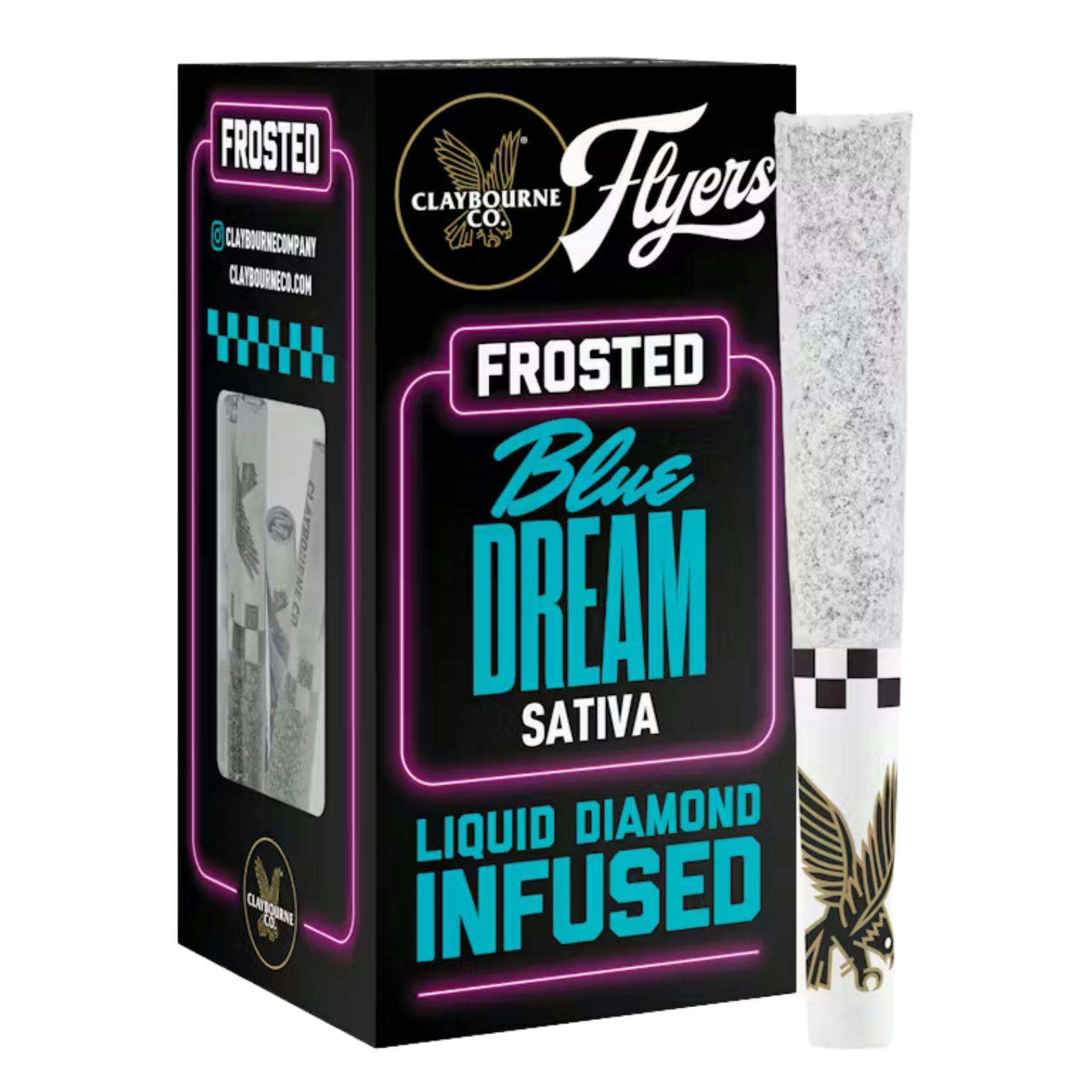 BLUE DREAM LIQUID DIAMOND INFUSED THCa DUSTED 5PK PREROLLS