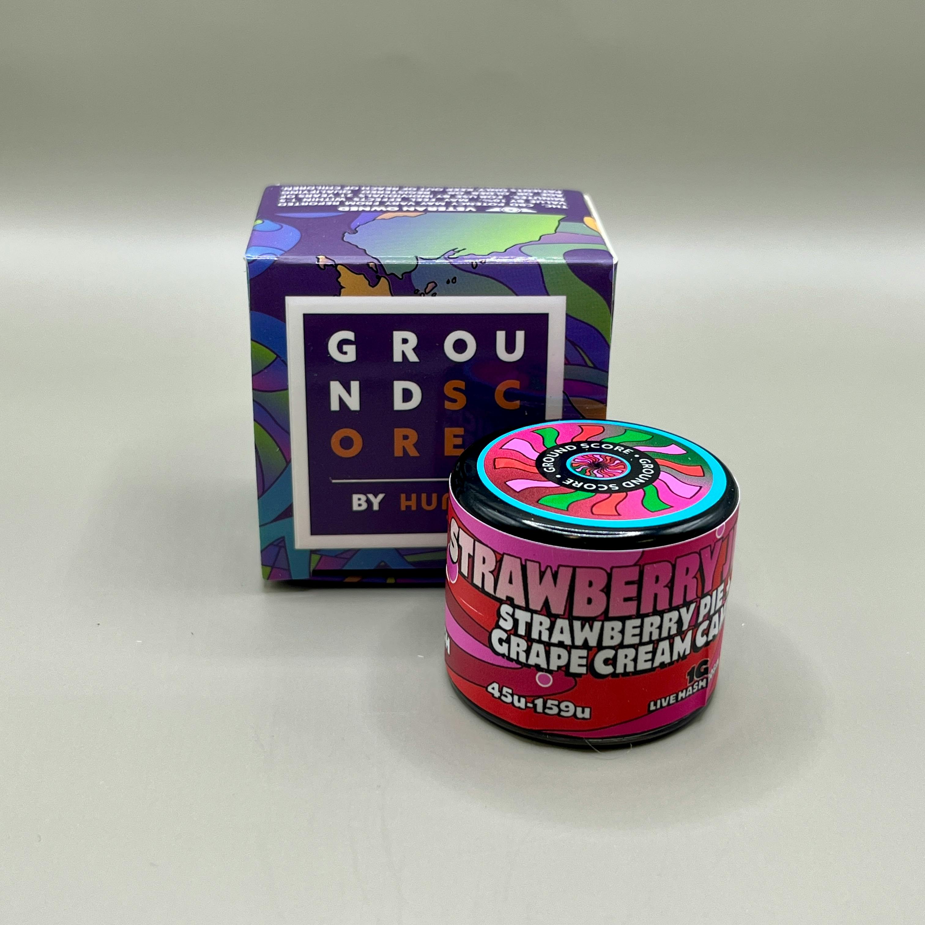 Hunna - 1g Live Hash Rosin Ground Score - Strawberry Jelly