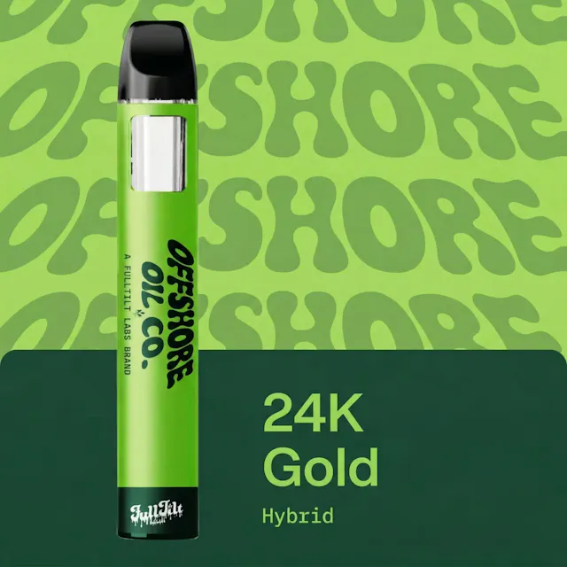 Offshore Oil Co. Disposable Vape 24k Gold 2g (hybrid, disposables)