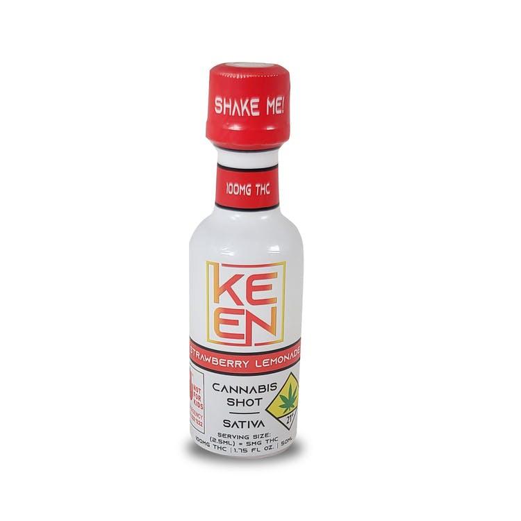 Keen: Sativa Strawberry Lemonade - Beverage Shot 100mg