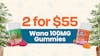 Wana 100MG - 2 for $55