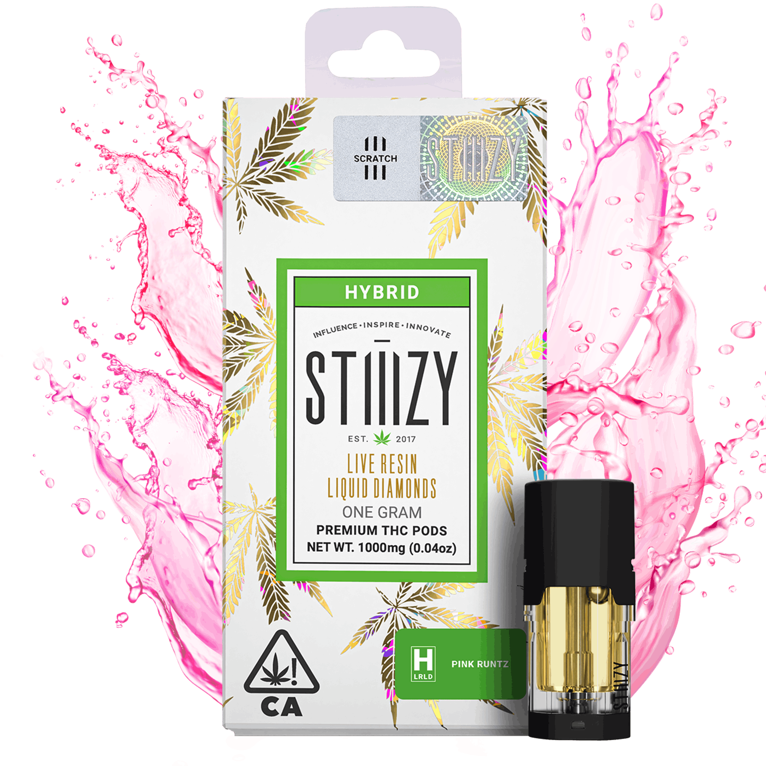 Stiiizy - 1g LQD Cartridge - Pink Runtz