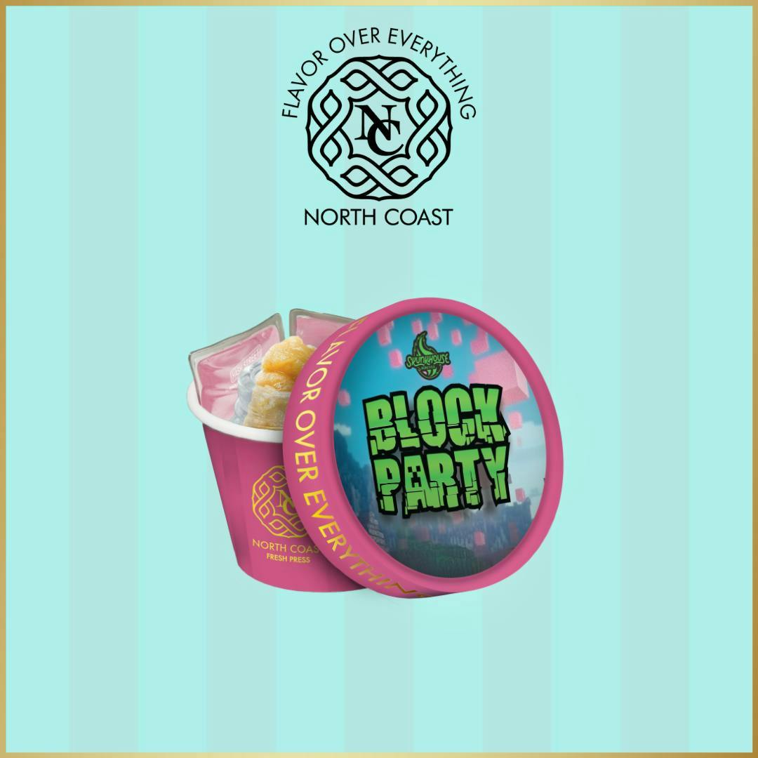North Coast x Skunk House | Fresh Press Rosin - 1g - Block Party