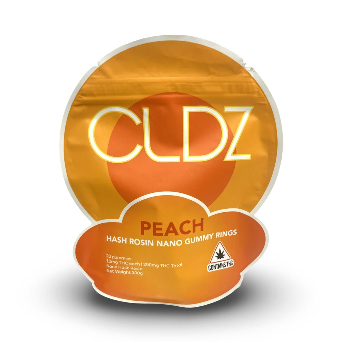 Image of Peach Rings Fast Acting Hash Rosin Gummies