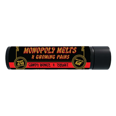 Monopoly Melts x GT x Growing Pains - 2g Hash Rosin Infused Donut - Candy Bonez x Zquirt - PRE_ROLLS by Monopoly Melts at King of Budz