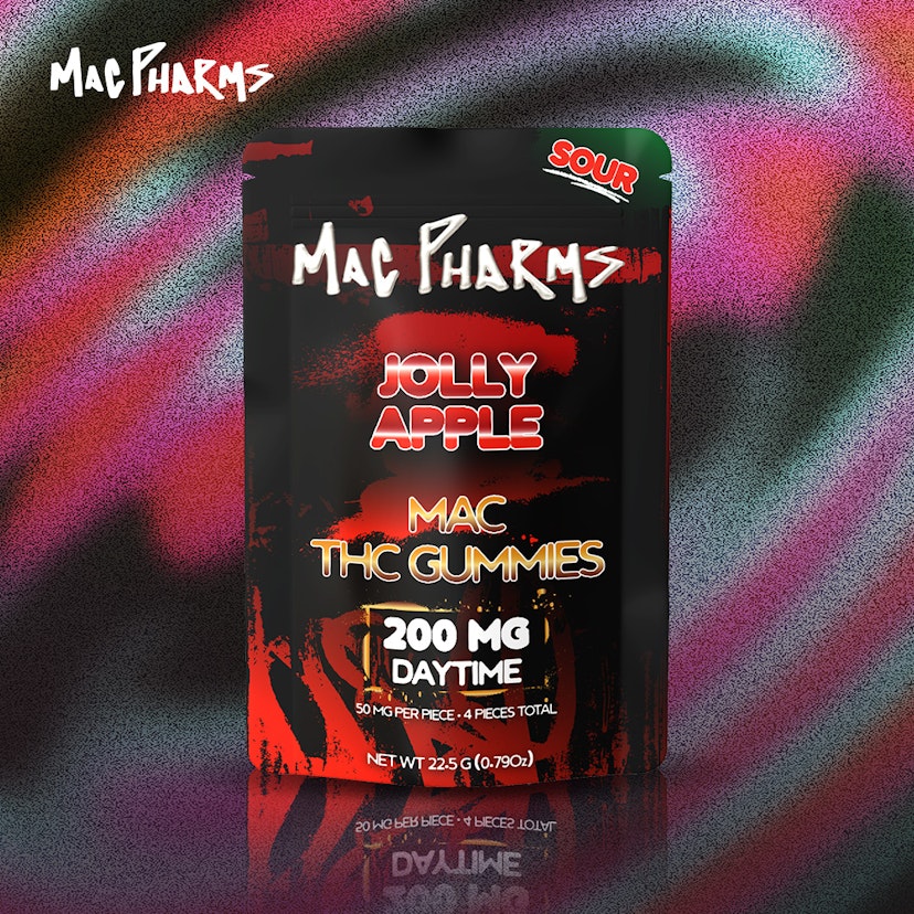 Mac Pharms | Gummies - 200mg - Sour Jolly Apple