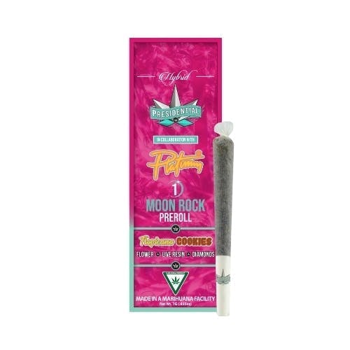 PRESIDENTIAL x PLATINUM | TROPICANA COOKIES | MOONROCK | INFUSED PRE-ROLL HYBRID
