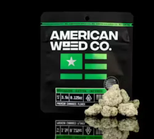 American Weed Co. products available at LAXCC dispensary in Los Angeles near LAX Airport
