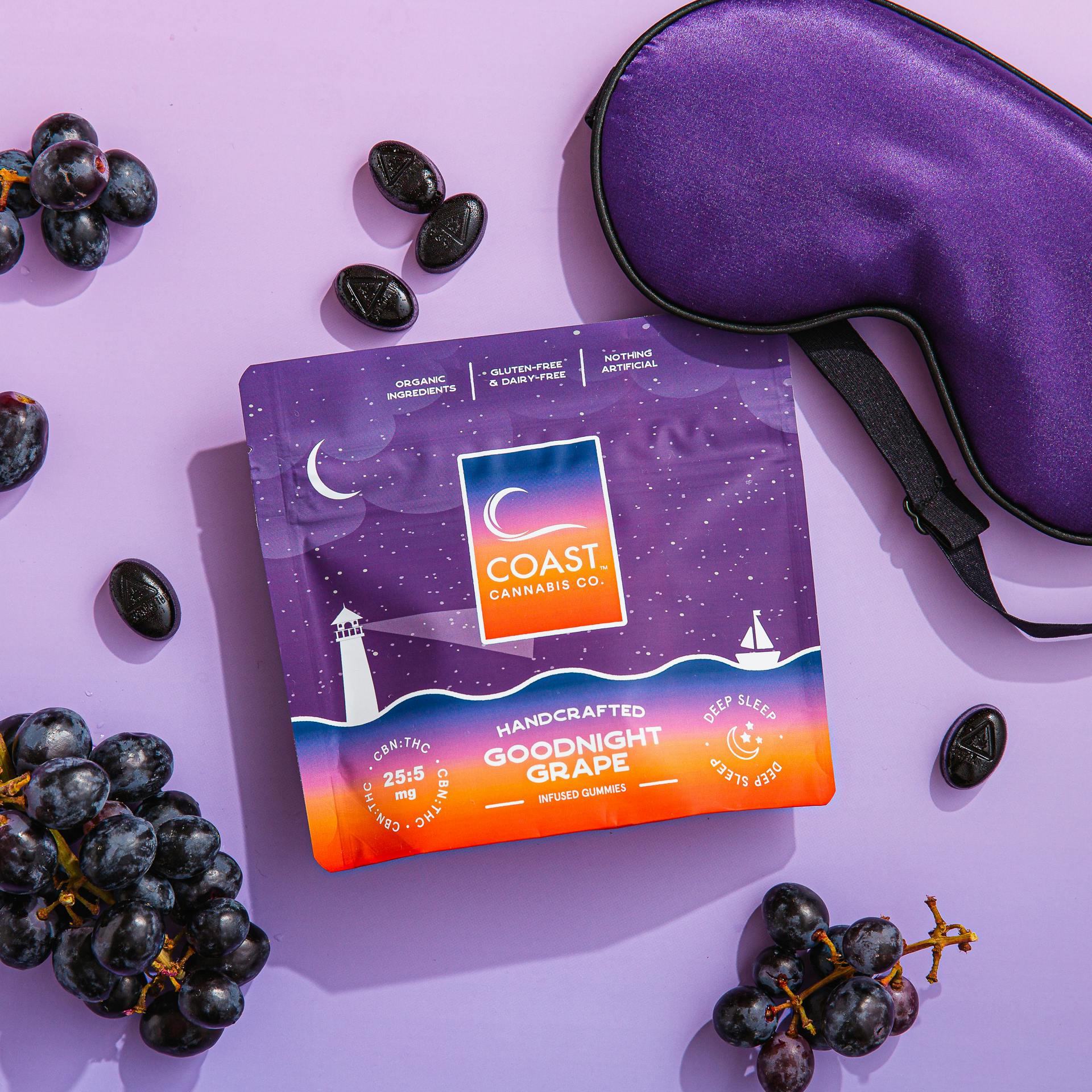 Buy Goodnight Grape | 25:5 CBN:THC Gummies | 100mg | C0070000341