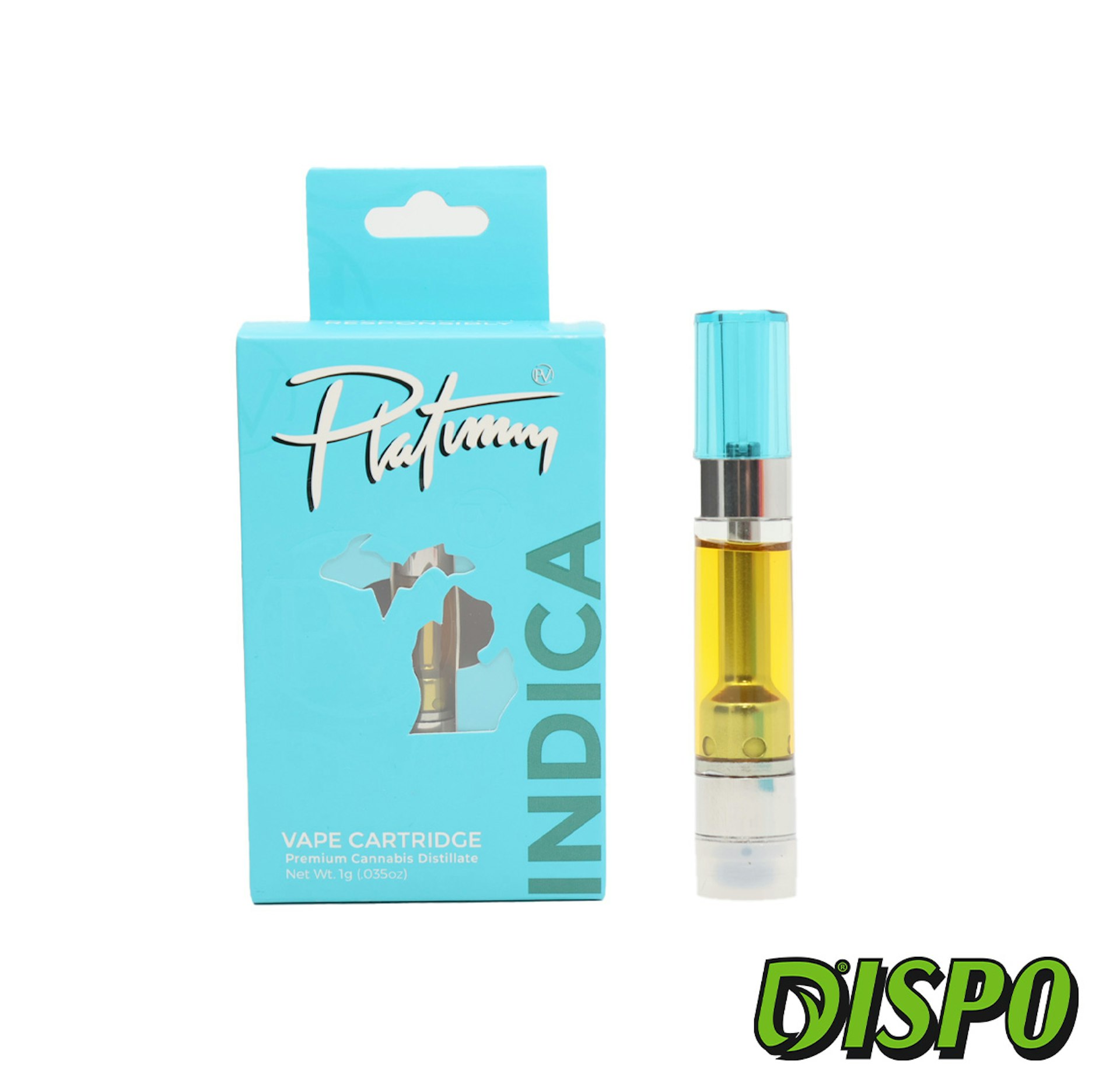 Platinum Vape - (I) Honolulu Blue Cartridge