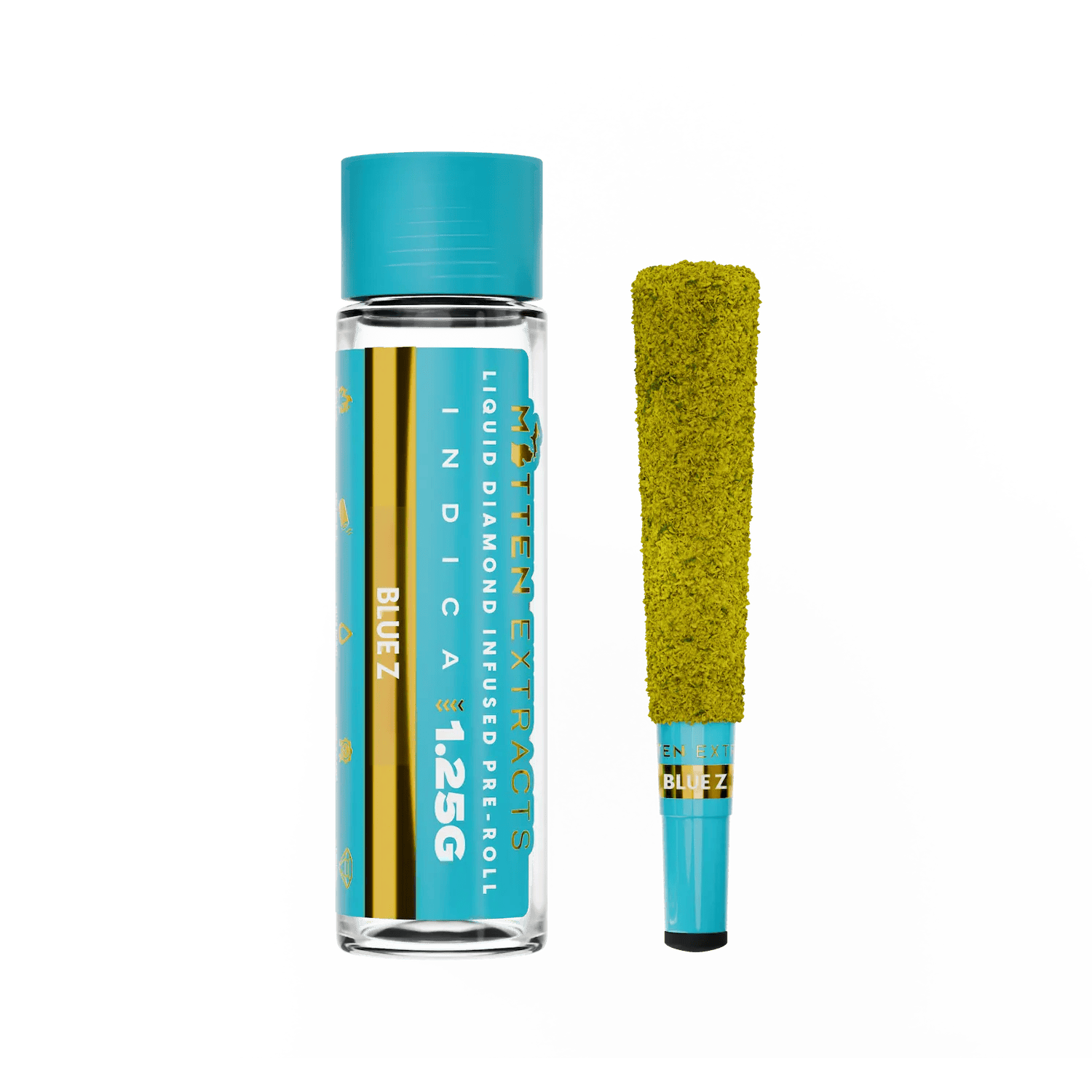 Mitten Extracts | Infused Pre-Roll - 1.25g - Blue Z (Sativa)