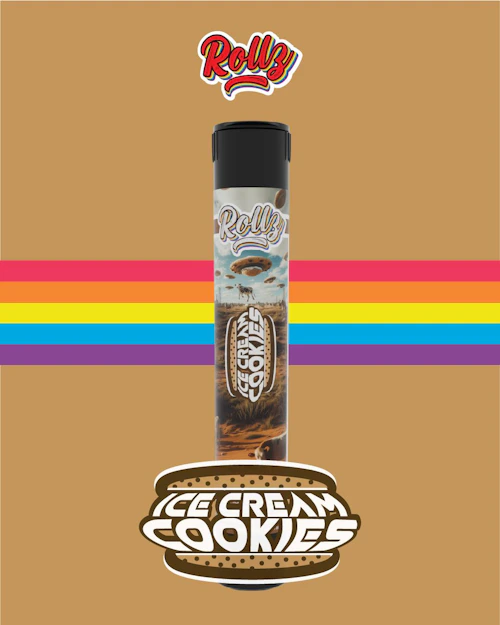 Rollz - 1g Infused Preroll - Ice Cream Cookies