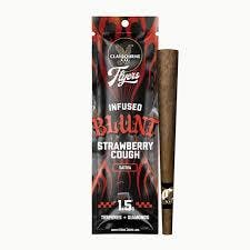 Claybourne | Strawberry Cough | Infused Blunt | Pre-Roll 1ct