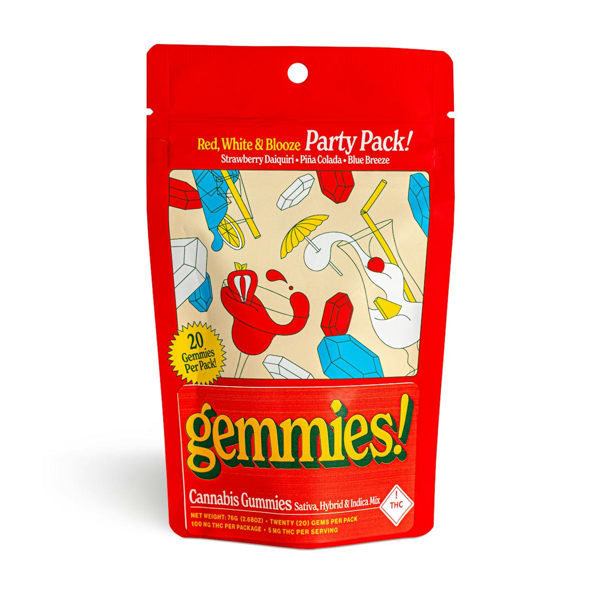 Photo of Red, White & Blooze Gemmies – 100mg