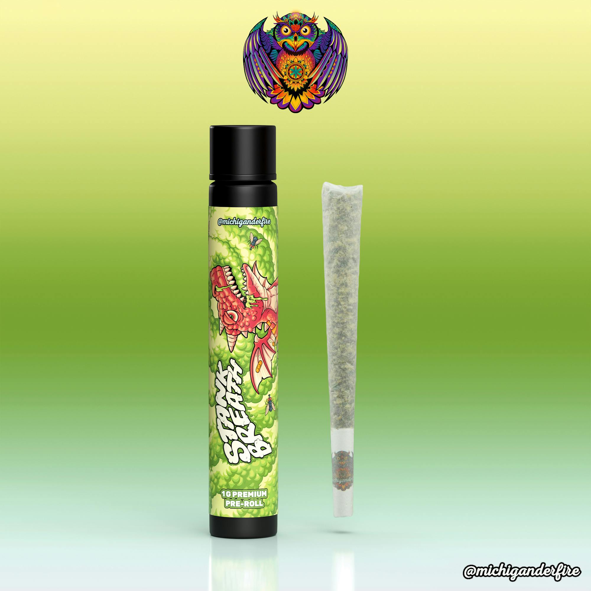 Michigander Fire - 1g Preroll - Stank Breath