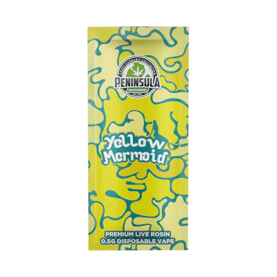 Peninsula - .5g Live Rosin Disposable - Yellow Mermaid