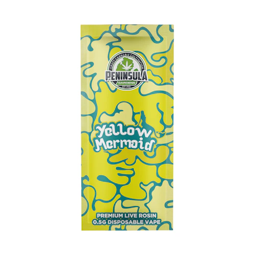 Peninsula - .5g Live Rosin Disposable - Yellow Mermaid