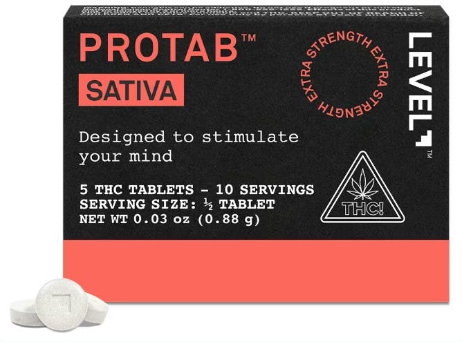 LEVEL | Sativa Protab | Extra Strengths Tablets 5pk | 20mg