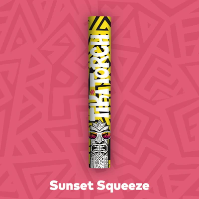 "Sunset Squeeze" Tiki Torch - 1.2G - PRE_ROLLS by Candela at King of Budz
