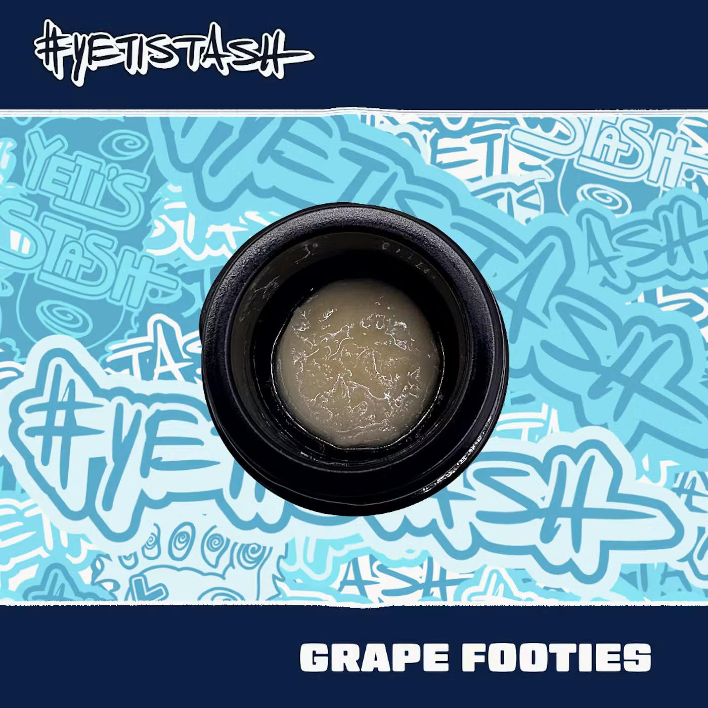 Yeti Stash - 1g Live Rosin - Grape Footsies