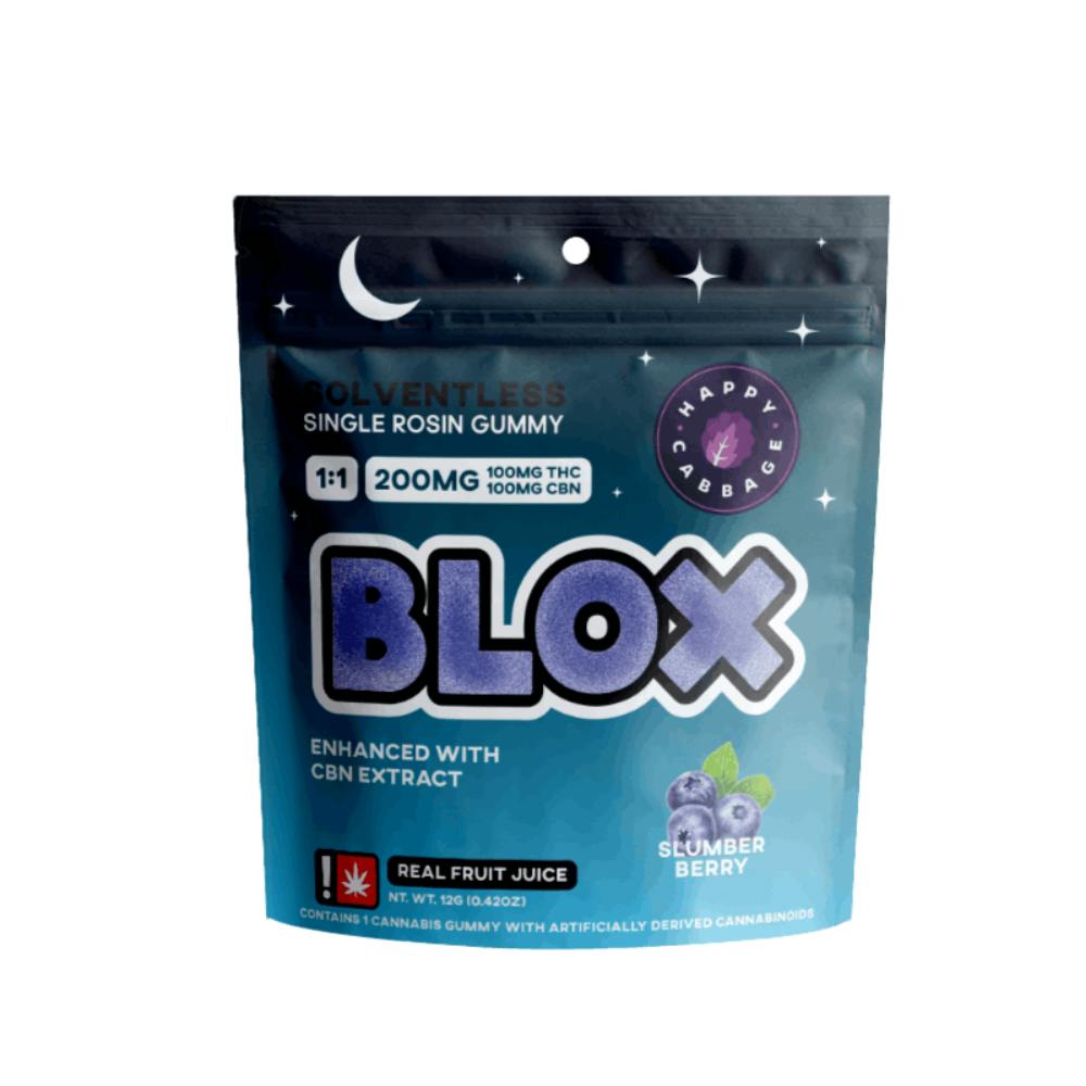 Happy Cabbage - Slumber Berry 1:1 BLOX (CBN/THC)-0