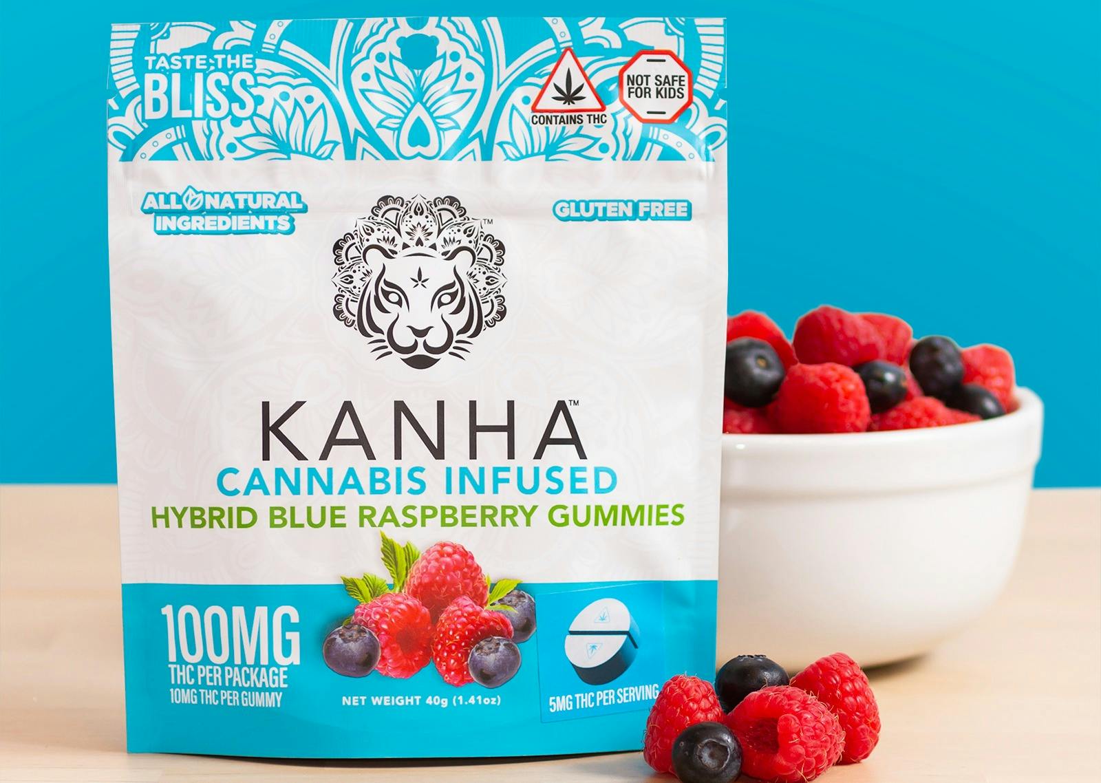 Kanha Gummies | Blue Raspberry | 10pk For Sale - Redi Dispensary Newton ...