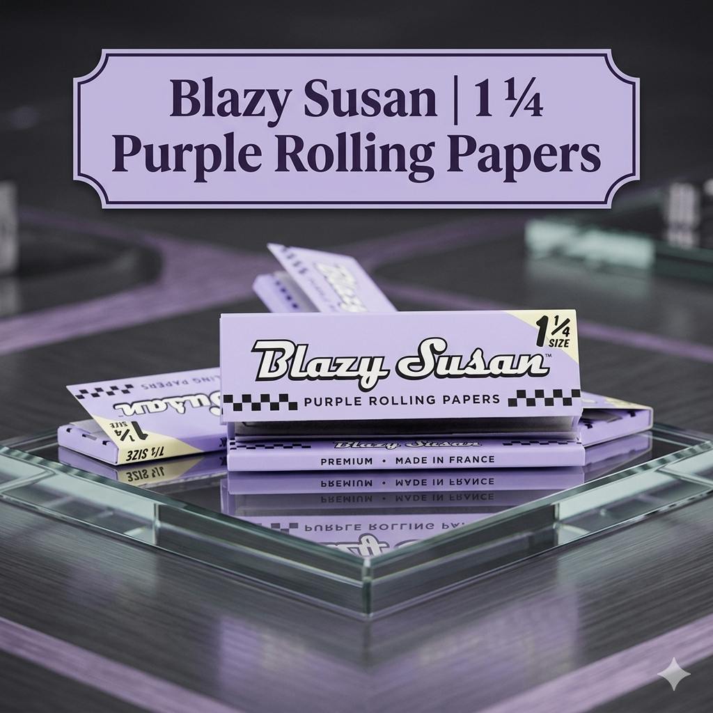 Product Blazy Susan | 1 1/4 Purple Rolling Papers