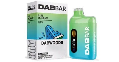 Dabwoods Dabwoods Dab Bar Liquid Live Diamonds | Lemon Cherry Gelato  Disposable 1g