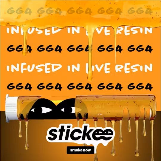 STICKEE STICKEE | GG4 - LIVE RESIN PRE-ROLL HYBRID — PRE_ROLLS