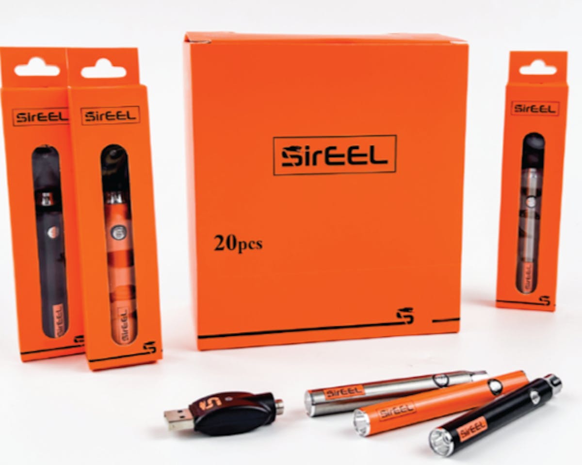 Photo of SirEEL Flashlight 350mAh w/ Preheat Variable Voltage Battery & 510 Thread USB Charger | Silver Color