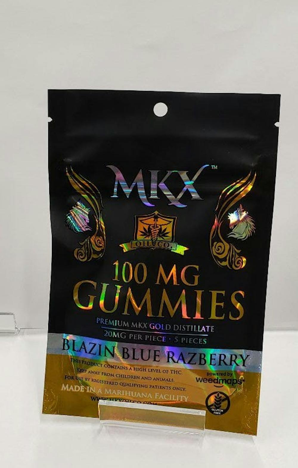 Product MKX | Blue Raspberry | Gummies | 100mg