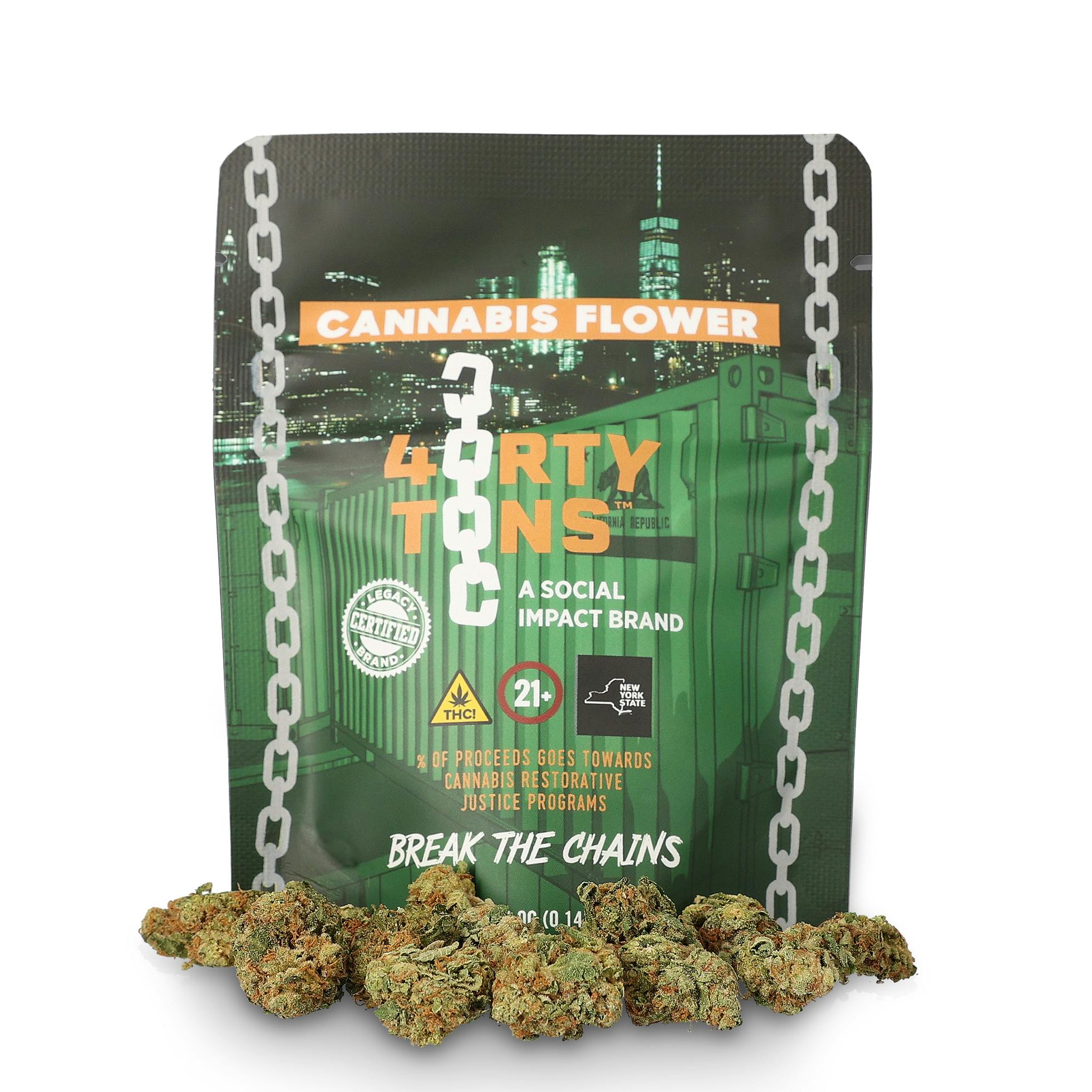 40 Tons Blueberry Yum Yum Flower 4g Sacred Bloom Cannabis Dispensary Binghamton Area