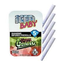 GUAVA GELATO ICED INFUSED PREROLLS 5PK